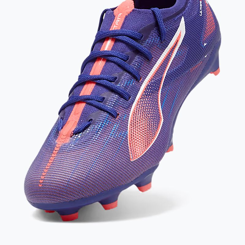 Кросівки футбольні дитячі PUMA Ultra 5 Pro FG/AG Jr lapis lazuli/puma white/sunset glow 12