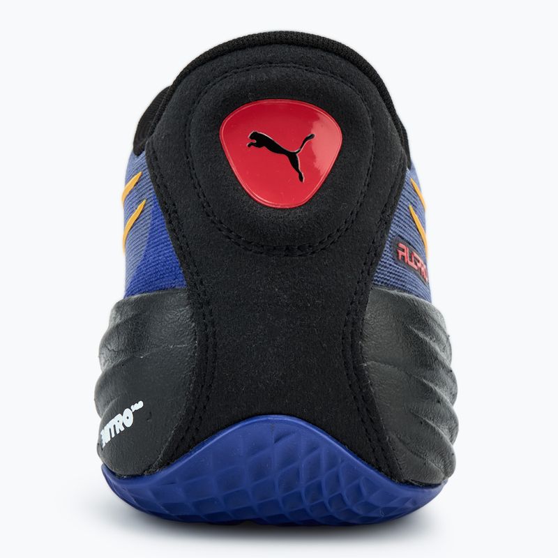 Чоловічі баскетбольні кросівки PUMA All-Pro Nitro Crowd Craze лазуровий лазур / холодний зелений / пума чорний 6