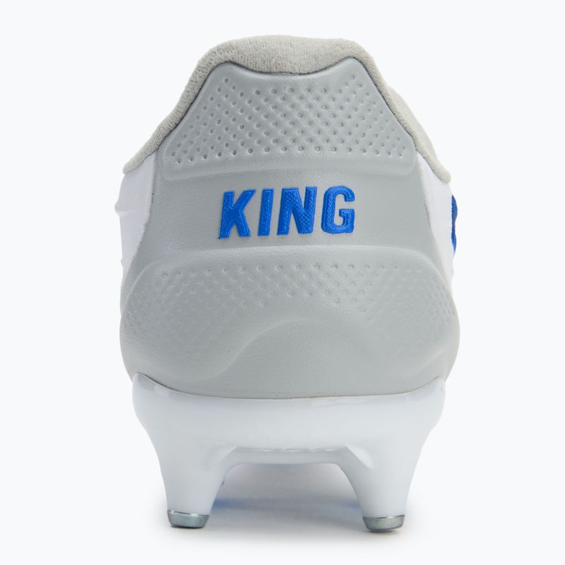 Кросівки футбольні чоловічі PUMA King Pro MxSG puma white/bluemazing/flat light grey/sunset glow 6