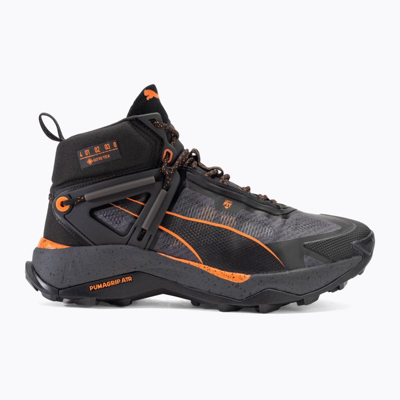 Черевики туристичні чоловічі PUMA Explore Nitro Mid Gore-Tex puma black/gray skies/flame flicker 2