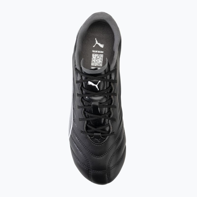 Кросівки футбольні чоловічі PUMA King Pro FG/AG puma black/puma white/cool dark grey 5