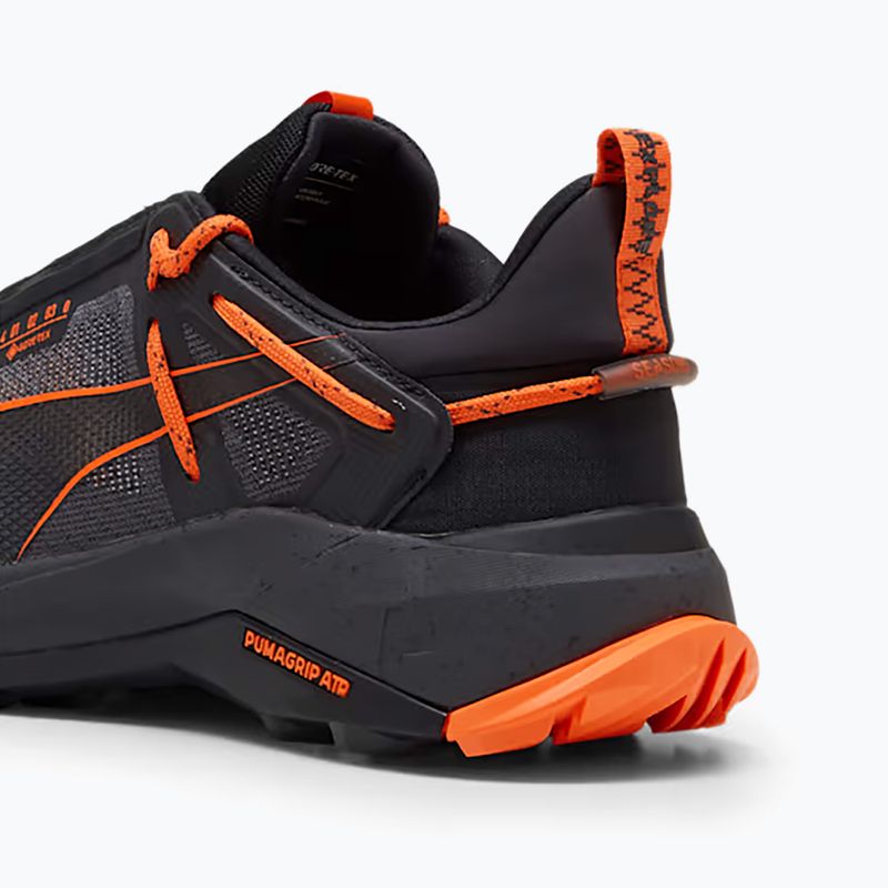 Кросівки туристичні чоловічі PUMA Explore Nitro GTX puma black/flat dark gray/flame flicker 12