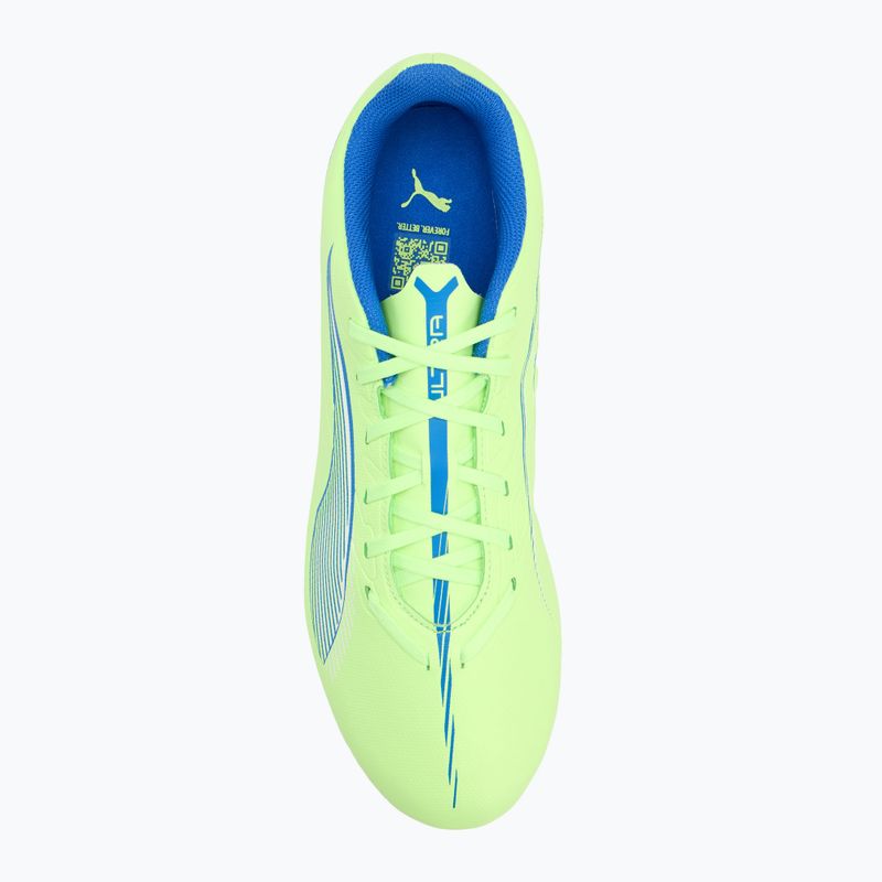 Кросівки футбольні PUMA Ultra 5 Play MxSG fizzy apple/puma white 5