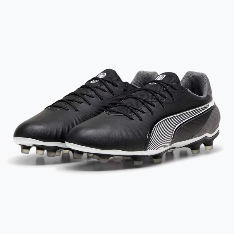 Кросівки футбольні PUMA King Match FG/AG puma black/puma white/cool dark grey 10