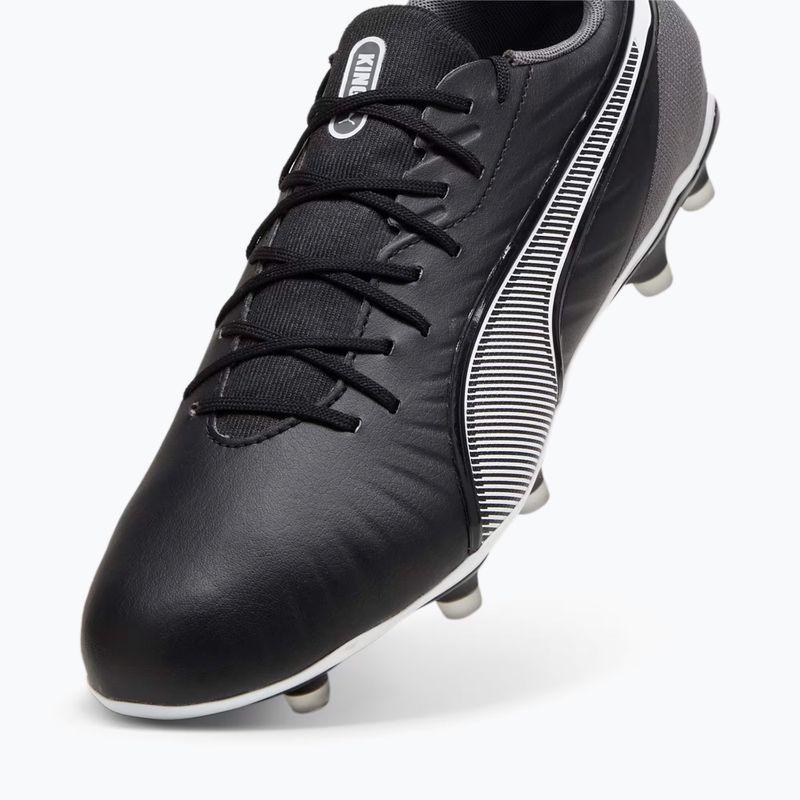 Кросівки футбольні PUMA King Match FG/AG puma black/puma white/cool dark grey 12