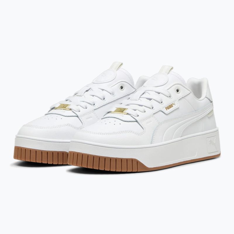 Кросівки жіночі PUMA Carina Street Lux puma white/puma white/puma gold 9