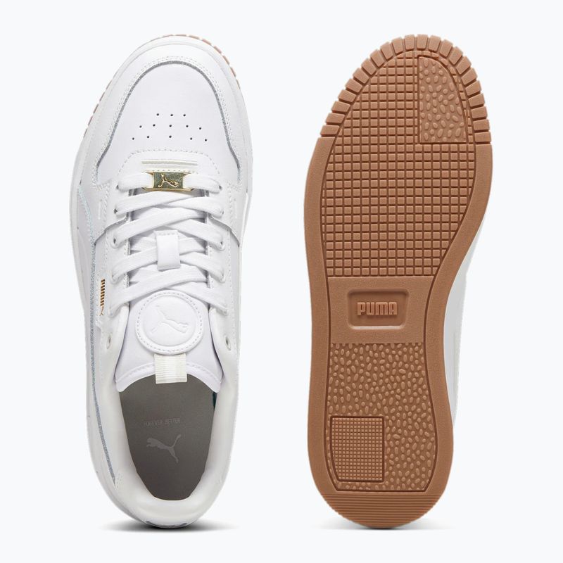 Кросівки жіночі PUMA Carina Street Lux puma white/puma white/puma gold 10
