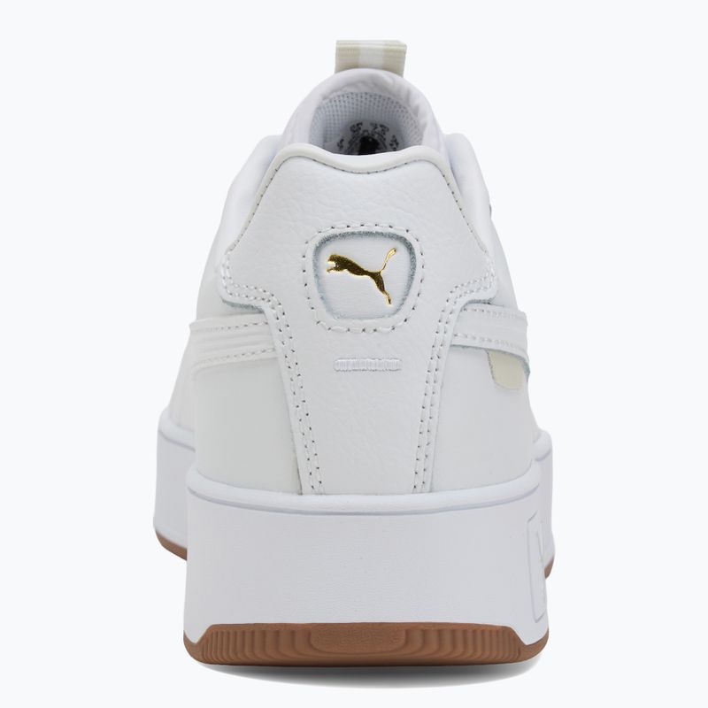 Кросівки жіночі PUMA Carina Street Lux puma white/puma white/puma gold 6