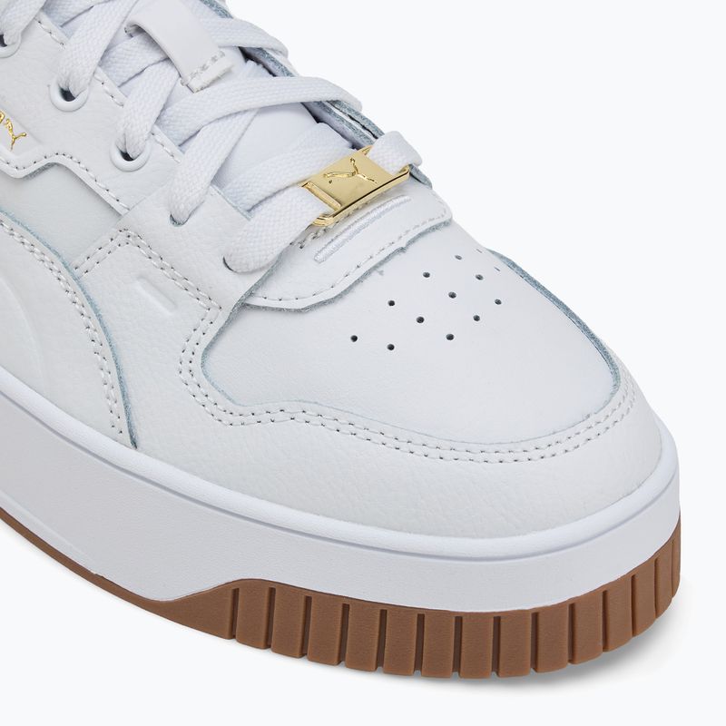 Кросівки жіночі PUMA Carina Street Lux puma white/puma white/puma gold 7
