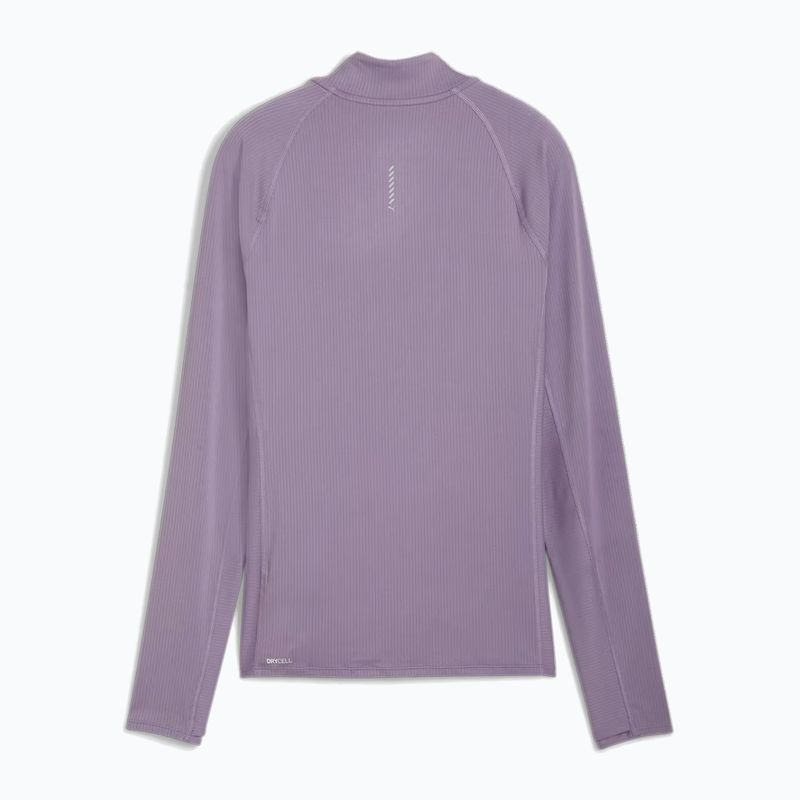 Кофта для бігу жіноча PUMA Run For Her Ribbed Full Zip pale plum 2