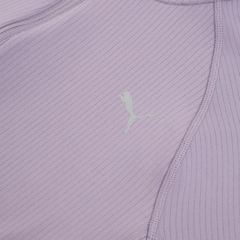 Кофта для бігу жіноча PUMA Run For Her Ribbed Full Zip pale plum 3