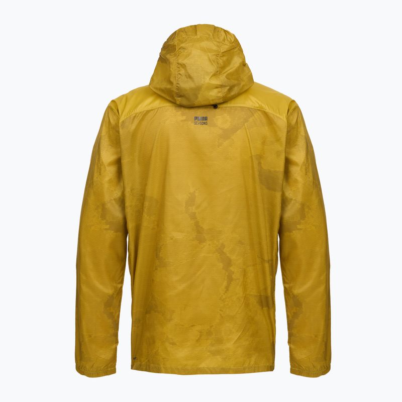 Куртка для бігу чоловіча Puma Seasons Windcell Running Jacket gold 2