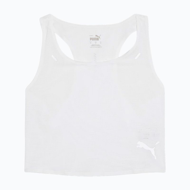 Топ для бігу чоловічий PUMA Run Ultraspun Singlet puma white/aop