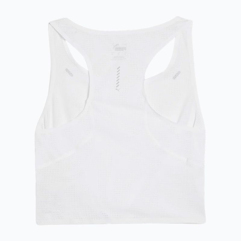 Топ для бігу чоловічий PUMA Run Ultraspun Singlet puma white/aop 2