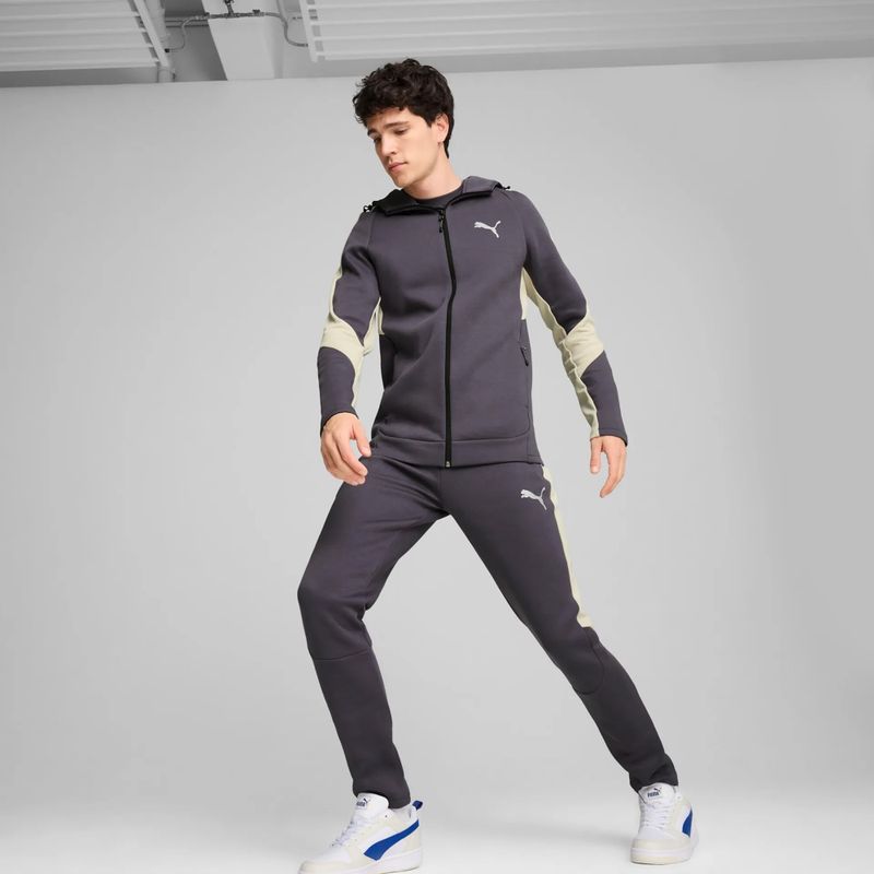 Кофта чоловіча PUMA Evostripe Hoodie FZ DK galactic gr 4