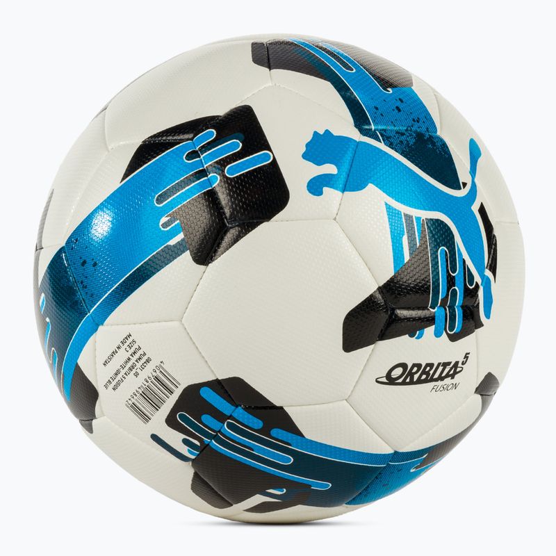 М'яч футбольний PUMA Orbita 5 Fusion puma white/ingite blue розмір 3 2