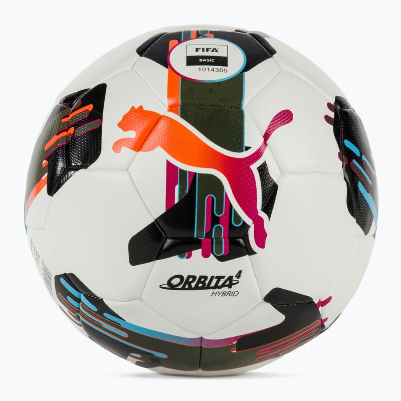 М'яч футбольний PUMA Orbita 4 HYB FIFA Basic puma white/multicolor розмір 4