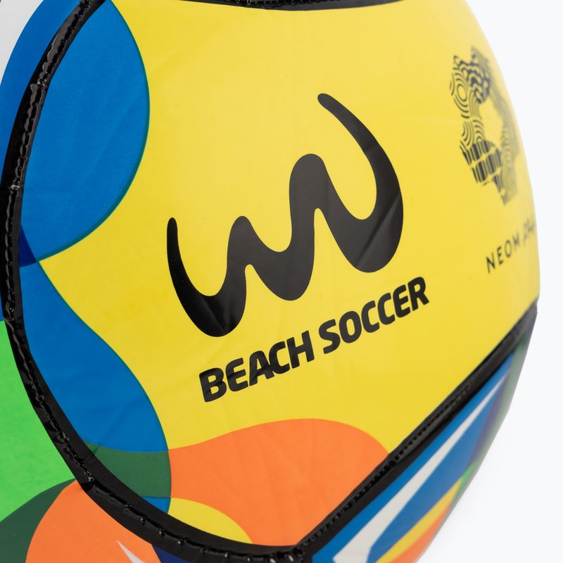 М'яч футбольний PUMA Beach Football MS blazing yellow/multi colour 3