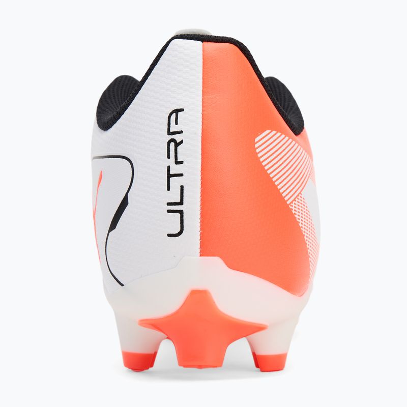 Кросівки футбольні PUMA Ultra 5 Play FG/AG puma white/puma black/glowing red 6