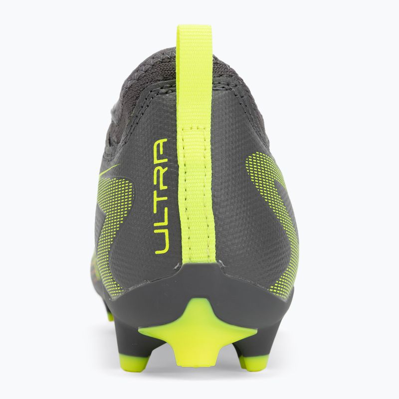 Кросівки футбольні дитячі PUMA Ultra 5 Match FG/AG Jr matte aged silver/yellow alert/puma aged silver 6