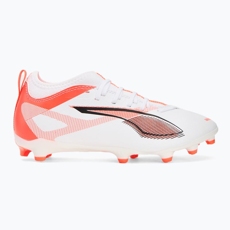 Кросівки футбольні дитячі PUMA Ultra 5 Match FG/AG Jr puma white/puma black/glowing red 2