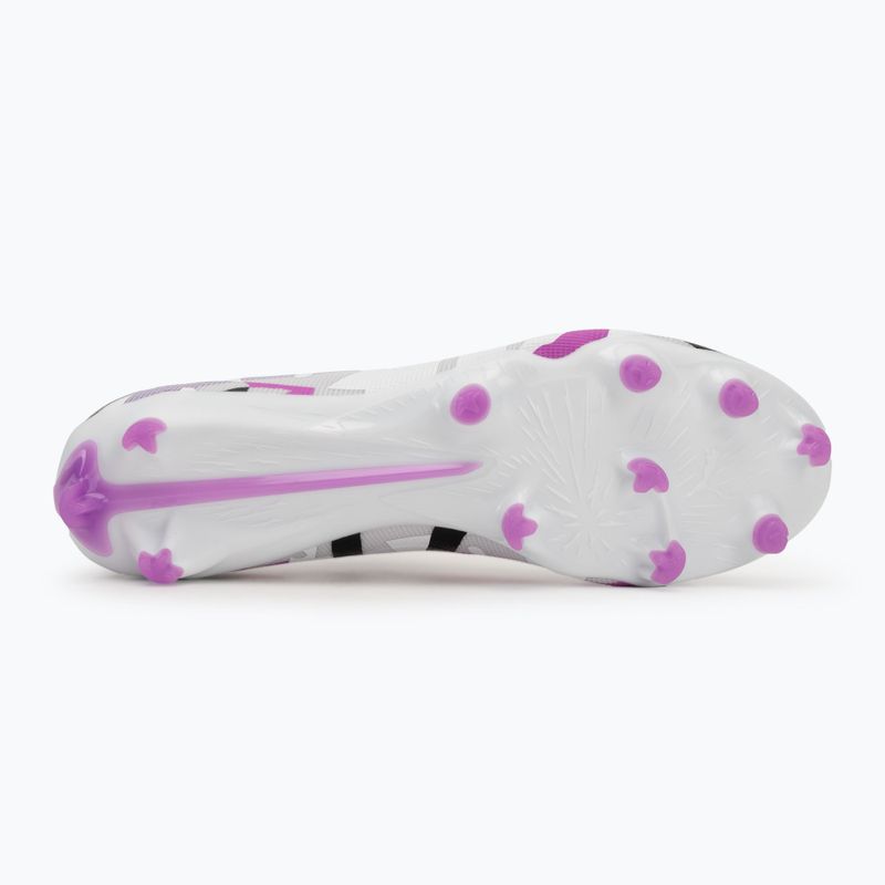 Кросівки футбольні чоловічі PUMA Ultra 5 Match Forever FG/AG puma white/pure magenta/feather gray/puma black 4