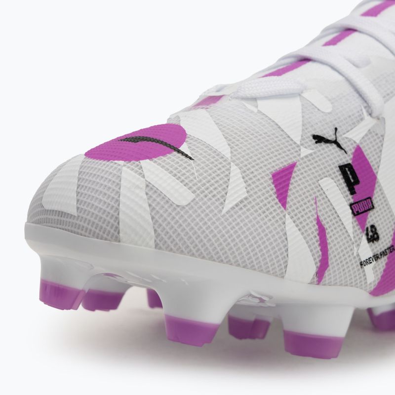Кросівки футбольні чоловічі PUMA Ultra 5 Match Forever FG/AG puma white/pure magenta/feather gray/puma black 7