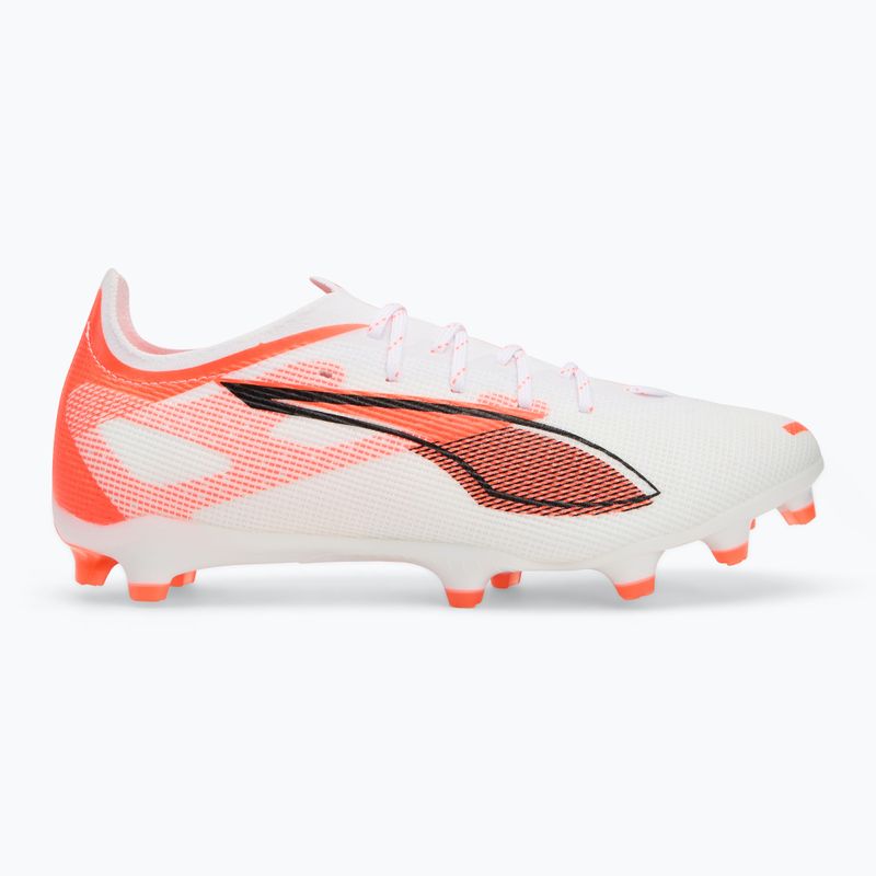 Кросівки футбольні чоловічі PUMA Ultra 5 Pro FG/AG puma white/puma black/glowing red 2