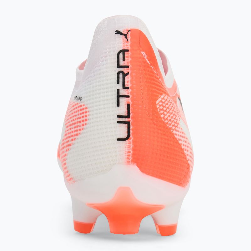 Кросівки футбольні чоловічі PUMA Ultra 5 Pro FG/AG puma white/puma black/glowing red 6