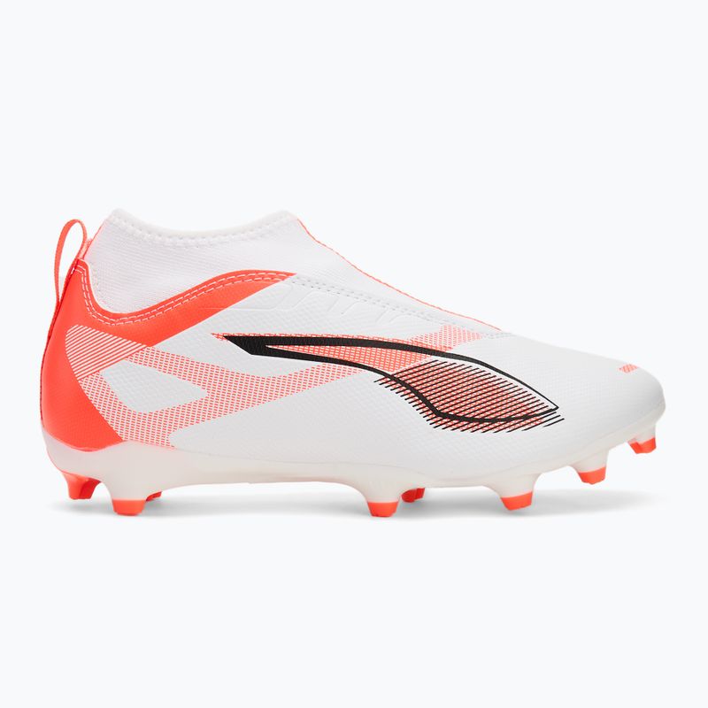 Кросівки футбольні дитячі PUMA Ultra 5 Match+ LL FG/AG Jr puma white/puma black/glowing red 2