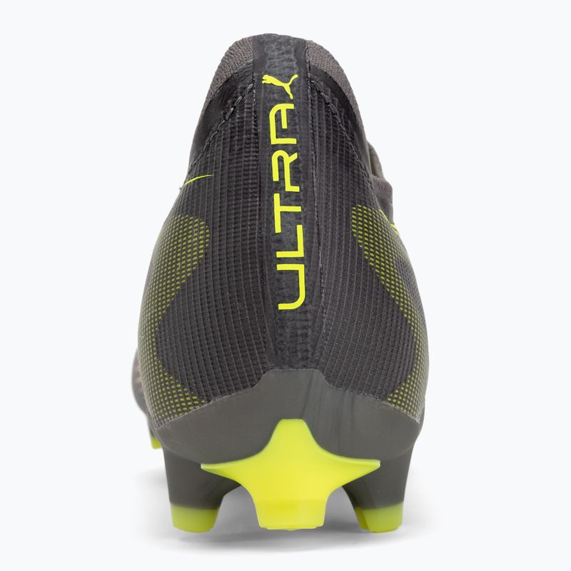 Кросівки футбольні чоловічі PUMA Ultra 5 Match FG/AG matte aged silver/yellow alert/puma aged silver 6