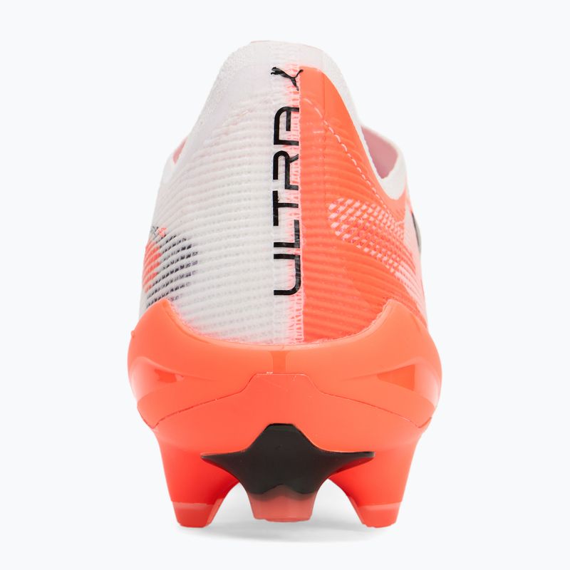 Кросівки футбольні чоловічі PUMA Ultra 5 Ultimate FG puma white/puma black/glowing red 6