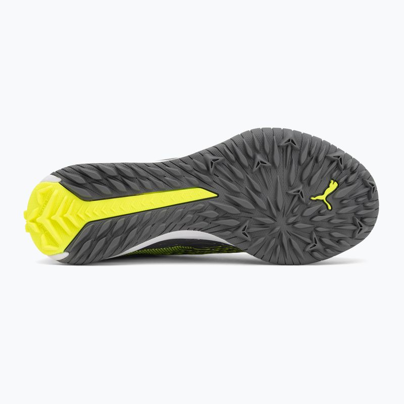 Дитячі футбольні бутси PUMA Ultra 5 Match+ LL TT+ Mid Jr матові зістарені сріблясті/жовті алерт/пума зістарені сріблясті 4