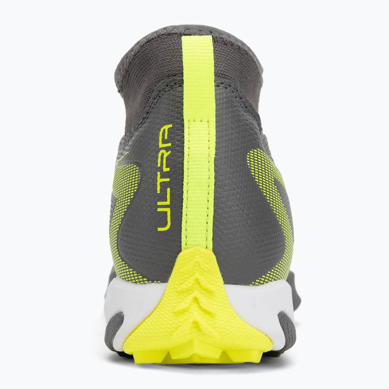 Дитячі футбольні бутси PUMA Ultra 5 Match+ LL TT+ Mid Jr матові зістарені сріблясті/жовті алерт/пума зістарені сріблясті 6