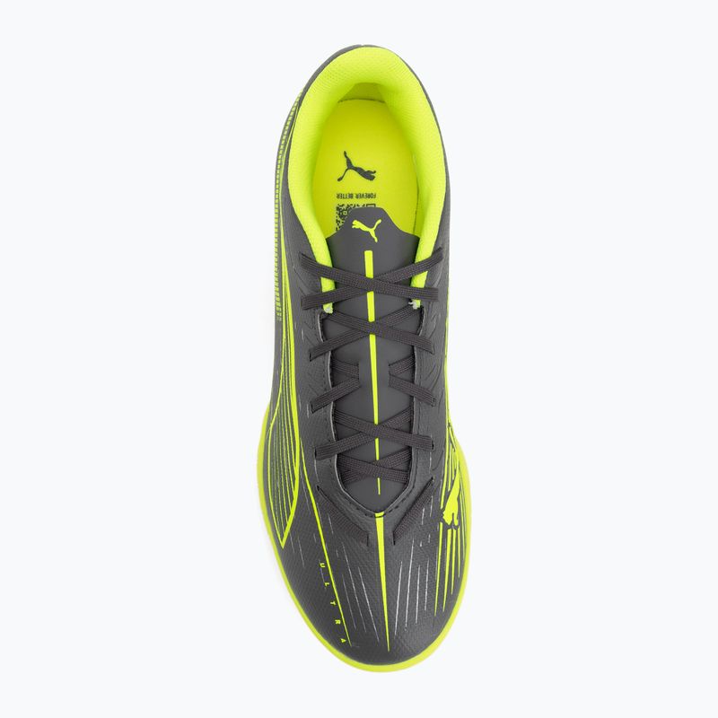 Кросівки футбольні чоловічі PUMA Ultra 5 Play IT matte aged silver/yellow alert/puma aged silver 5