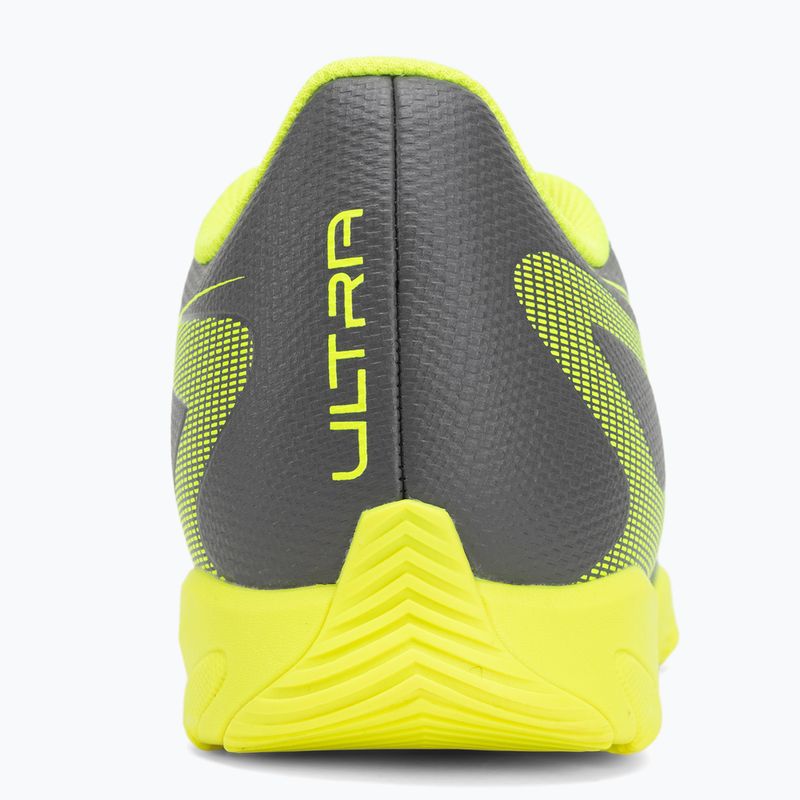 Кросівки футбольні чоловічі PUMA Ultra 5 Play IT matte aged silver/yellow alert/puma aged silver 6