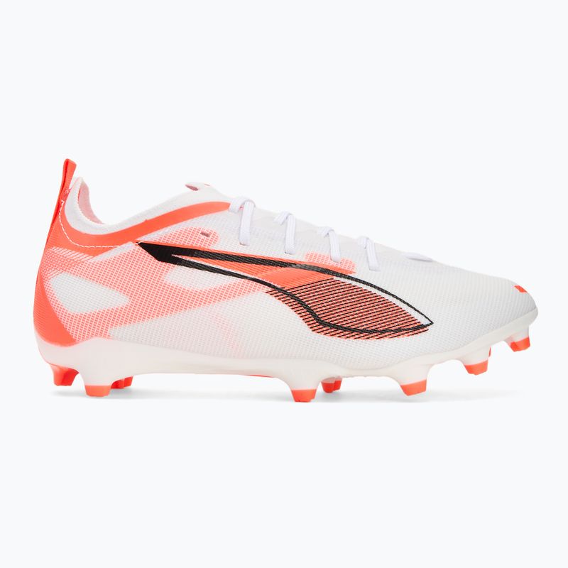 Кросівки футбольні дитячі PUMA Ultra 5 Pro FG/AG Jr puma white/puma black/glowing red 2
