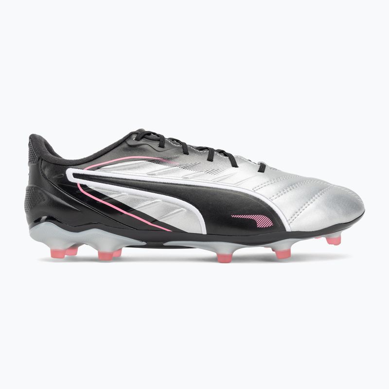 Кросівки футбольні чоловічі PUMA King Pro FG/AG puma silver/puma black/sun struck/puma white 2