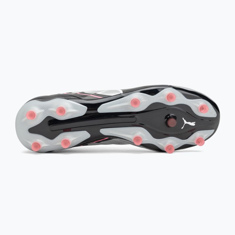 Кросівки футбольні чоловічі PUMA King Pro FG/AG puma silver/puma black/sun struck/puma white 4