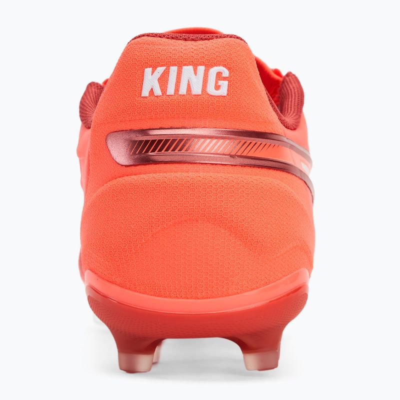 Кросівки футбольні чоловічі PUMA King Match FG/AG glowing red/puma white/red fire 6