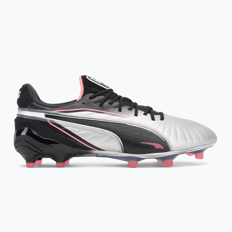 Кросівки футбольні чоловічі PUMA King Ultimate FG/AG puma silver/puma black/sun struck/puma white 2