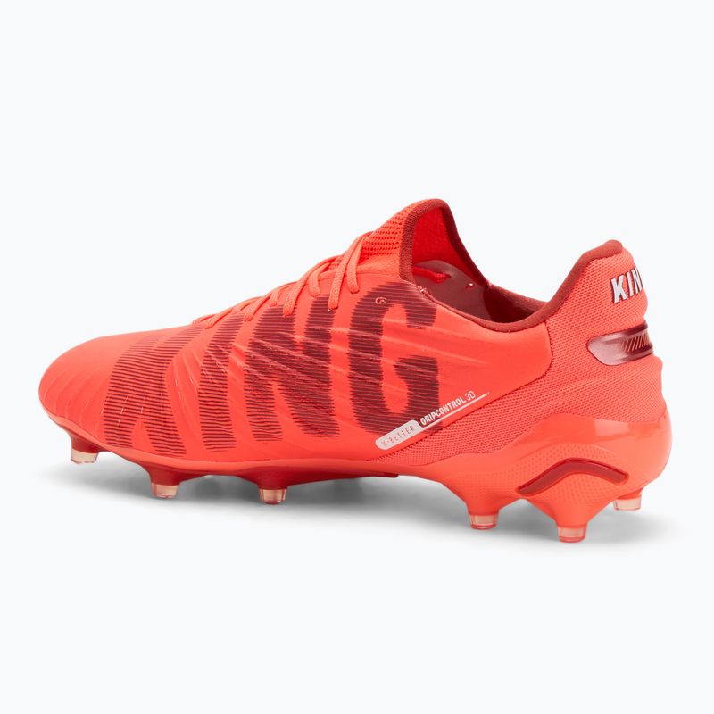 Кросівки футбольні чоловічі PUMA King Ultimate FG/AG glowing red/puma white/red fire 3