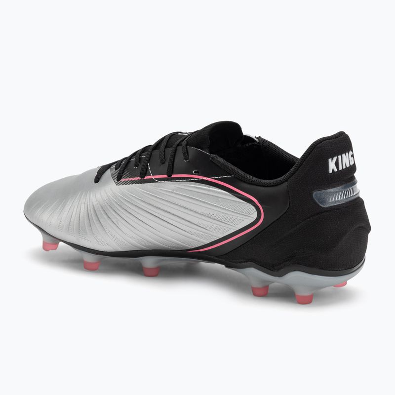 Кросівки футбольні чоловічі PUMA King Match FG/AG puma silver/puma black/sun struck/puma white 3