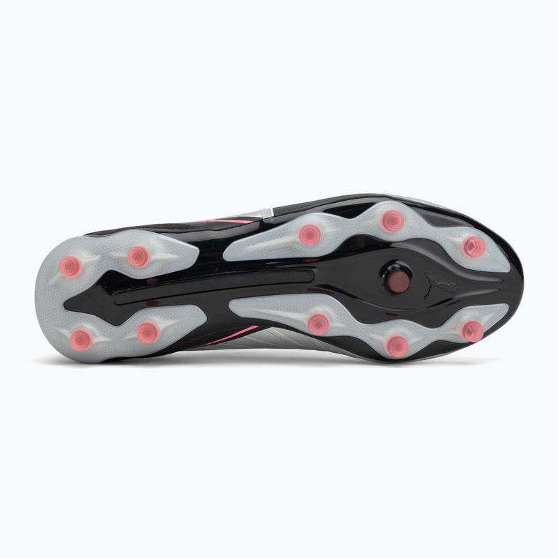 Кросівки футбольні чоловічі PUMA King Match FG/AG puma silver/puma black/sun struck/puma white 4