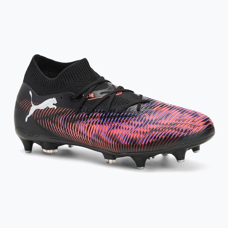 Кросівки футбольні чоловічі PUMA Future 8 Match MxSG puma black/ puma white/ glowing red