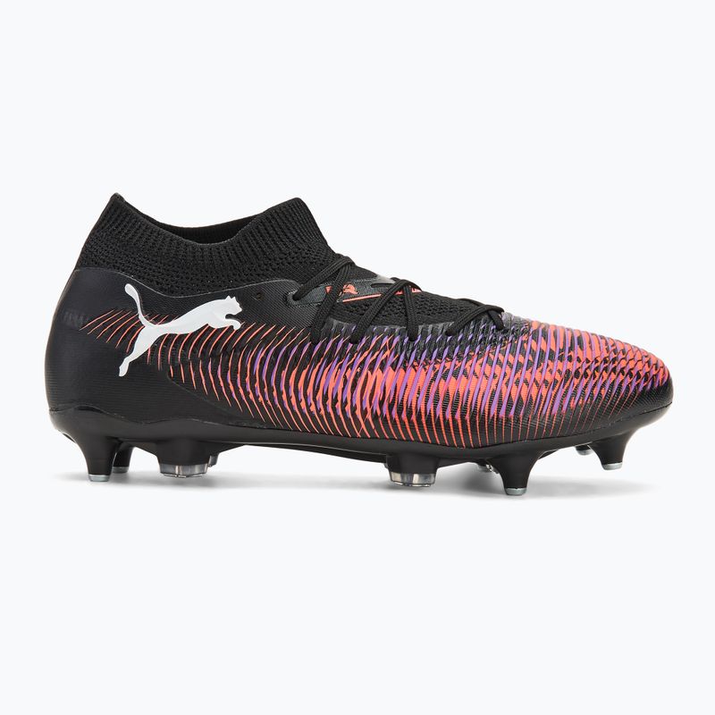Кросівки футбольні чоловічі PUMA Future 8 Match MxSG puma black/ puma white/ glowing red 2