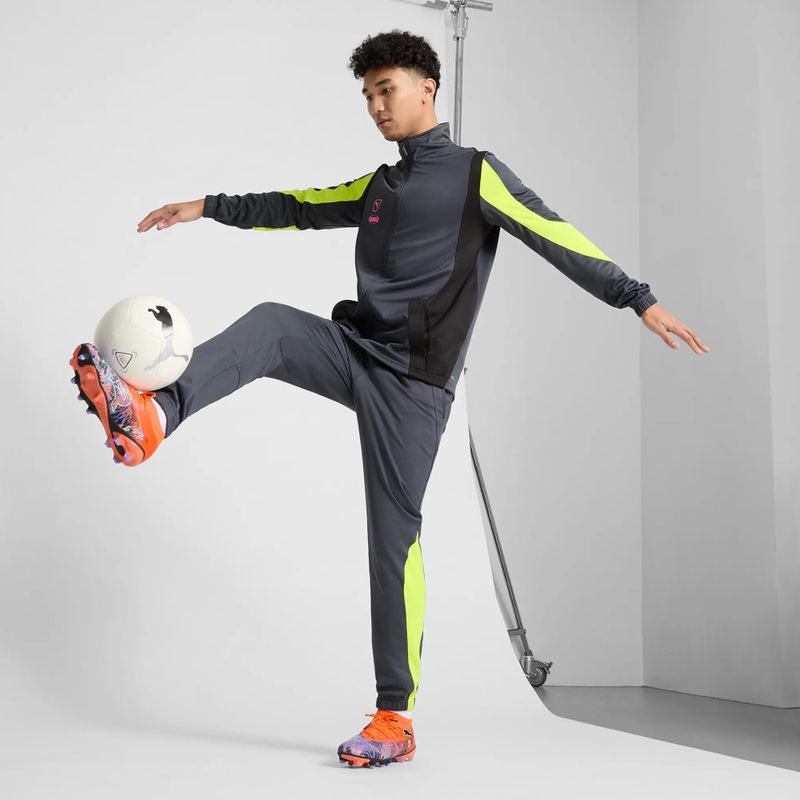 Кросівки футбольні чоловічі PUMA Future 8 Match Creativity FG/AG orange poppy/black/dark amethyst/electric peppermint 11