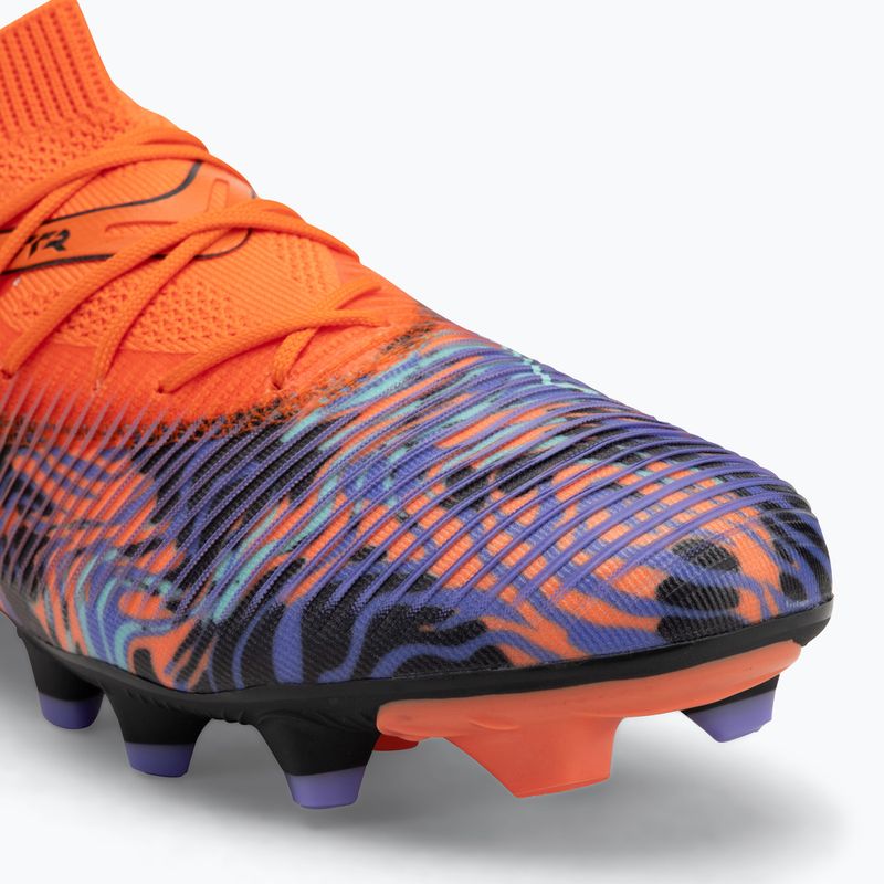 Кросівки футбольні чоловічі PUMA Future 8 Match Creativity FG/AG orange poppy/black/dark amethyst/electric peppermint 7