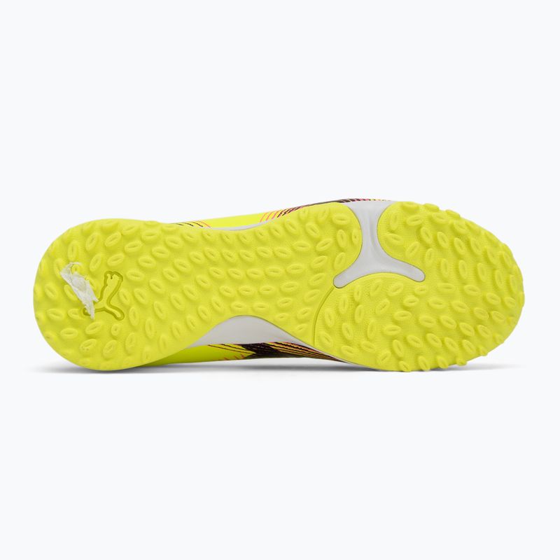 Кросівки футбольні дитячі PUMA Future 8 Play TT + Mid yellow alert/ puma black/ sun struck 4