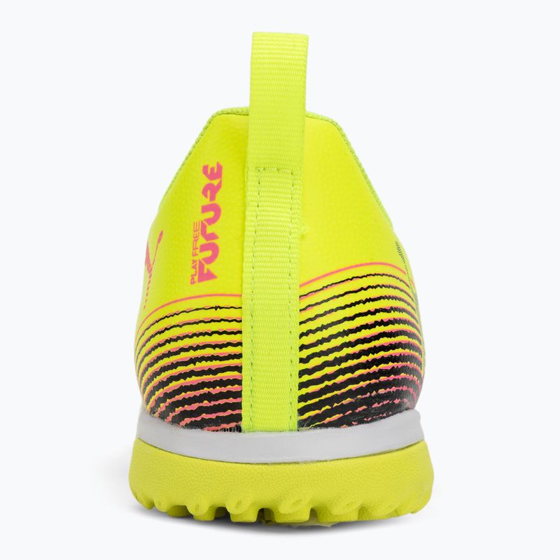Кросівки футбольні дитячі PUMA Future 8 Play TT + Mid yellow alert/ puma black/ sun struck 6